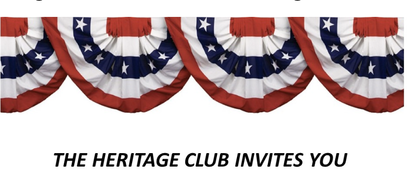 THE HERITAGE CLUB INVITES YOU Save Date